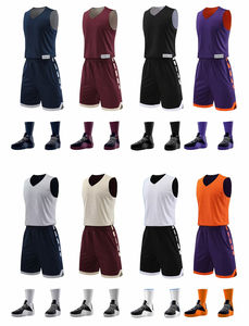 Conjunto de Camisetas de Baloncesto de Doble Cara para Hombre y Mujer, Uniformes de Entrenamiento de Baloncesto de Secado Rápido, Ropa Deportiva sin Mangas - Product Image 4