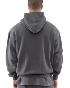 Sudaderas con Capucha para Hombre al por Mayor, de Alta Calidad, Tallas Grandes, Colores Personalizados, Impermeables, Transpirables, de Poliéster/Algodón Grueso - Product Image 3