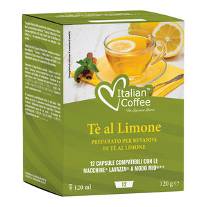 12 Cápsulas de Té de Limón y Café Italiano compatibles con Lavazza A Modo Mio* - Product Image 1