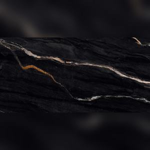 Carrelage en pierre naturelle d'apparence granit noir de qualité supérieure, design rustique, pour allée extérieure et usage intérieur, finition imperméable de haute qualité - Product Image 4