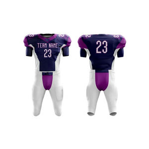 ชุดยูนิฟอร์มอเมริกันฟุตบอลแบบสั่งทำพิเศษ ระบายอากาศได้ดี สำหรับทีม  ไซส์ใหญ่  ดีไซน์โดดเด่น - Product Image 1