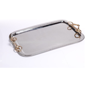 Offre Spéciale en acier inoxydable ondulé bijoux organisateur support aluminium métal plateau pour bague collier montre affichage décorations de mariage - Product Image 5