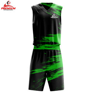 Créez votre propre uniforme de basketball 100% polyester, style tendance, meilleure qualité, maillot de basketball, short en mesh respirant, haut respirant - Product Image 1