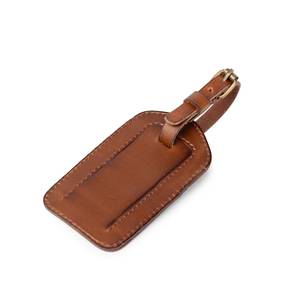 Genuine Leather Luggage Tags With Business Card ID <b>Suitcase</b> Travel <b>Accessories</b> LLT-0011 - Product Image 1