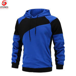 บริการออกแบบเสื้อฮู้ดดี้ผู้ชายแบบ OEM ผ้าฝ้ายฟลีซ 100% ระบายอากาศได้ดี แห้งเร็ว ทรงหลวม 2 ชิ้น คุณภาพสูง แขนยาวสำหรับฤดูหนาว - Product Image 1