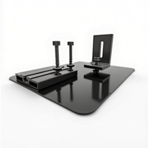 Sistema de Montaje Solar IronRidge Shared Rail Mount QMSRC-B-12 Comp Negro - Product Image 2