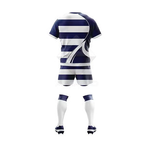 Uniformes de Rugby para Hombre al por Mayor, de Alta Calidad, Personalizables, Transpirables, 100% Poliéster, con Logotipo y Diseño Personalizados - Product Image 3