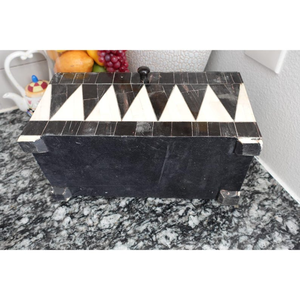 กล่องใส่เครื่องประดับหรูหราลายดอกไม้สไตล์โบราณ ทำจากไม้ฝังกระดูก งานแฮนด์เมด ขนาดและสีสามารถปรับแต่งได้ เหมาะสำหรับเป็นของขวัญ ของตกแต่ง Z - Product Image 3