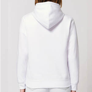 Venta al por mayor de alta calidad pulóver blanco en blanco Sudadera con capucha de cuello redondo personalizado para mujer hombre - Product Image 6