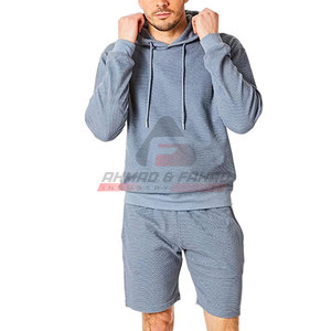 Último diseño hecho en Pakistán Hombres Sudaderas con capucha Conjunto corto Hombres de moda Sudaderas con capucha Conjunto corto 2025 - Product Image 4