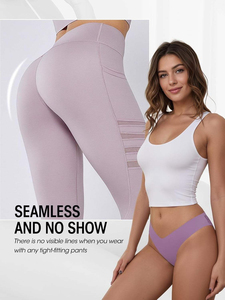 Washable Postpartum <b>Leakproof</b> Women's Printed High Waisted Elastic Waist Pants Breathable Quick Dry No Show <b>Underwear</b> - Product Image 5