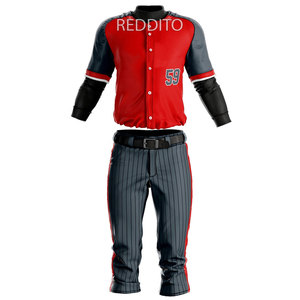 Maillots de baseball à manches courtes de haute qualité grande taille en gros tenue d'équipe vierge maillot de football américain - Product Image 1