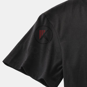 T-shirt d'été décontracté à manches courtes pour hommes, col en O, col rond, technique de teinture unie - Product Image 5
