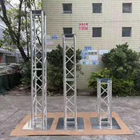 Tour de treillis d'éclairage de scène en aluminium avec plaque de base |   Support d'éclairage de scène, support de truss pour DJ et événements.