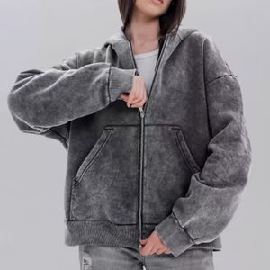 Conjuntos de Ropa para Mujer, Sudadera con Capucha Corta Personalizada con Logotipo, Pantalones Deportivos, Sudaderas Gruesas Lisas, Atuendos de Otoño para Mujer - Product Image 5