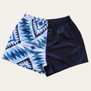 Wholesale Customizable Rugby Footy <b>Shorts</b> for Unisex Adults Pockets Breathable High Quality 100% <b>Polyester</b> Sublimation Print - Product Image 5