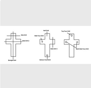 Piedra preciosa tallada a mano en forma de cruz, piedra preciosa tallada, fabricación de joyas, piedra preciosa tallada en forma de cruz cornalina - Product Image 4