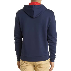 Sweat-shirts à capuche pour hommes en tissu personnalisé respirant, à séchage rapide, écologique, anti-rétrécissement, brodés, de haute qualité en polaire - Product Image 3