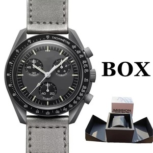 El reloj de luna de cuarzo de lujo más vendido 1 y 1 con cronógrafo resistente al agua, características que brillan en la oscuridad y diseño elegante. Ideal - Product Image 6