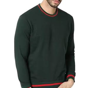 Sweat-shirt d'hiver pour homme, design simple et moderne 2026, avec votre logo imprimé, col rond, 100% coton - Product Image 1