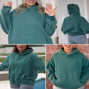 Fruit of the Loom Eversoft Fleece Hoodies Pullover & Full Zip Moisture Fashion 380G Cotton Heavyweight Solid Color Hoodies - Product Image 5