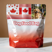 Sacs d'emballage alimentaire MOPP imprimés sur mesure, écologiques, de qualité supérieure, avec fermeture éclair refermable, pour aliments pour animaux de compagnie