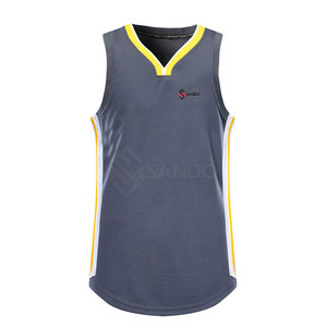 Camiseta de baloncesto de nuevo diseño transpirable de alta calidad, camiseta de baloncesto cómoda al por mayor - Product Image 1