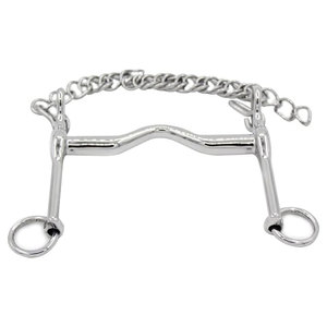 Broca de tachuela de caballo de acero inoxidable Premium con cadena Boca de puerto bajo y entrenamiento de control de rodillo de boca de masticación - Product Image 6