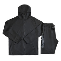 Nouvelle conception, ensemble de survêtement cargo pour homme grande taille, haute qualité, 100% coton, logo personnalisé, léger, extensible dans quatre directions, sans couture