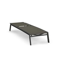 Chaises longues de piscine en aluminium sur mesure avec revêtement en poudre, double coussin, design moderne, qualité supérieure, solution de détente extérieure