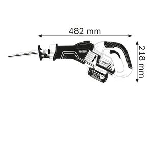 Scie sauteuse sans balais GSA 18V-32, scie alternative 18V pour usage domestique/industriel, pour la découpe de carreaux, du bois, de la pierre et des briques - Product Image 5