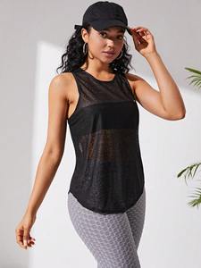 Nuevo estilo para mujer, camisetas transpirables para gimnasio, camisetas deportivas transpirables XS de talla, camisetas sin mangas de punto, servicios OEM disponibles - Product Image 5