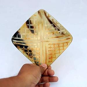 Plateau de nourriture moderne en corne de buffle Vaisselle en corne naturelle de grande taille Ustensiles de cuisine Plateau de service à dessert Meilleur prix Qualité BY HF CRAFTS - Product Image 5