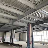 Bâtiment d'entrepôt en acier avancé, structure d'atelier de stockage industriel personnalisée, toit bleu pour bâtiment