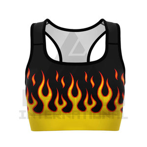 Impression par sublimation vente chaude 2025 soutien-gorge de sport pour femmes soutien-gorge de sport sans couture à soutien moyen - Product Image 5