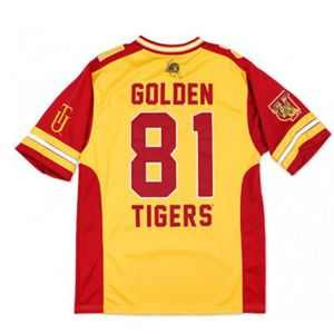 T-shirt personnalisé pour supporter de l'équipe universitaire Tuskegee Golden n° 81, vêtements de sport unisexe grande taille, vente en gros - Product Image 3
