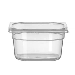 Contenedor Gastronorm 1/6 1.6L Transparente 176x162x(H)100mm Profi Line HENDI GN 1/6 - Product Image 1