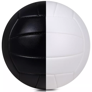 Ballon de volley-ball de taille officielle 5, haute qualité, en cuir PU super doux, taille personnalisable pour adultes, pour jeu en intérieur et en extérieur, fabriqué au Pakistan - Product Image 2