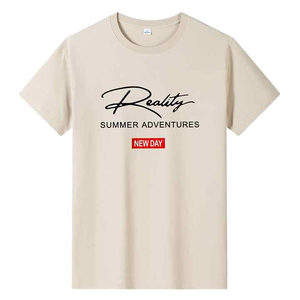 เสื้อยืดผ้าฝ้าย100% ทันสมัยลายพื้นผ้าฮิปฮอป220กรัมถัก - Product Image 2