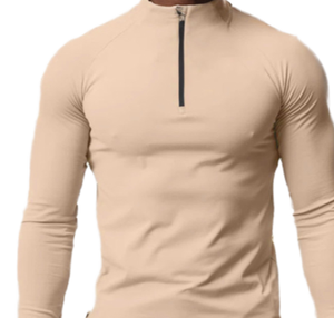 Haut de compression en polaire extensible quadridirectionnel pour homme, col montant, demi-zip - Product Image 5