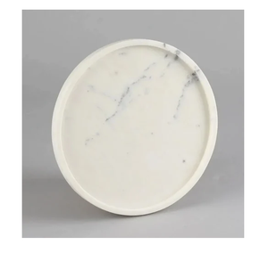 Plateau en marbre élégant plateau de service cosmétique de bijoux pour la décoration de la maison et le plateau d'affichage de bijoux - Product Image 2