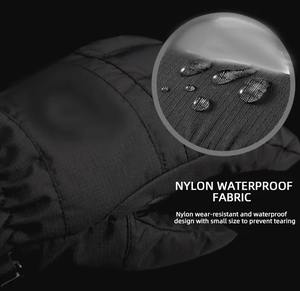 Guantes de Ciclismo de nieve de invierno para hombre de la mejor calidad, guantes de esquí de cuero impermeables y a prueba de viento con alta calidad, cálidos y cómodos - Product Image 4