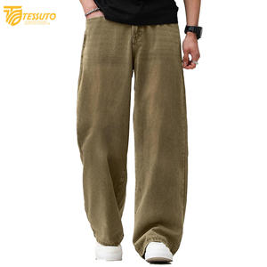 Pantalones cortos de mezclilla de talla grande para hombre, pantalones vaqueros informales de pierna recta clásicos holgados, pantalones cortos ajustados elásticos - Product Image 2