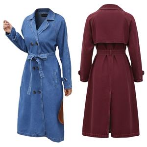 Chaquetas de Mezclilla Lavada con Mezcla de Poliéster y Algodón - Product Image 2