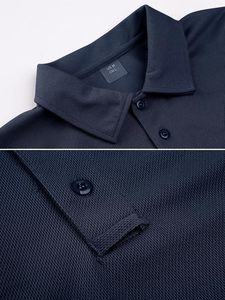 Polos informales de alta calidad OEM a precio de fábrica para hombre, Polo bordado transpirable de secado rápido a granel para Polo personalizado - Product Image 3