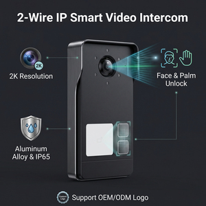 Sistema <span class=keywords><strong>de</strong></span> Videoportero IP Inteligente Hiwink Tuya <span class=keywords><strong>de</strong></span> 2 Cables, Videoportero WiFi <span class=keywords><strong>de</strong></span> 2K y 7 Pulgadas con Reconocimiento Facial para Viviendas - Product Image 1