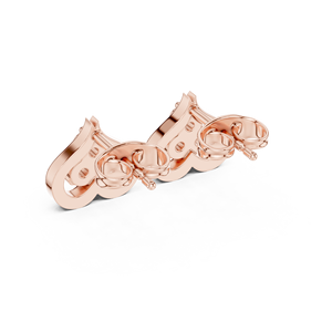 Lab Diamond <b>Heart</b> Shape <b>Earrings</b> 0.24 CT 18KT, 14KT, 10KT Gold & 925 <b>Silver</b> Rose, Yellow, White Gold VVS-VS Clarity, - Product Image 6