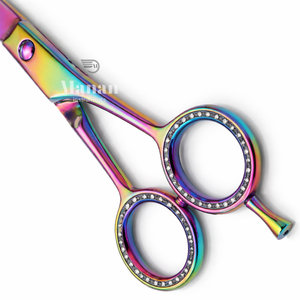 Tijeras de Peluquería Profesionales Multicolor de Acero Inoxidable 4Cr13 para Corte y Peinado de Precisión - Product Image 3