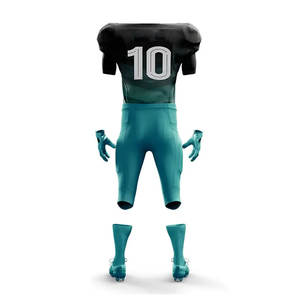 Vente en gros d'usine, uniforme de football américain pour hommes en polyester, respirant, séchage rapide, tailles plus grandes, ensembles personnalisables, couleur et logo - Product Image 6