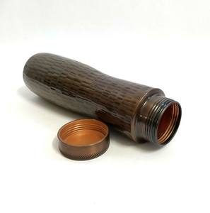 Handmade Copper <b>Water</b> <b>Bottle</b> for Drinking With Mirror Finished for <b>Gym</b> Home and Office Made in India - Product Image 1